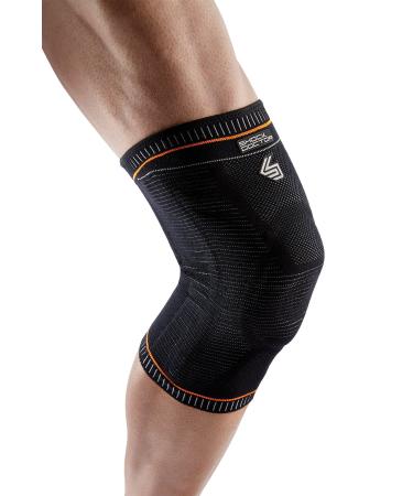Shock Doctor Ultra Knit Knee Support  Knee Brace for Preventing & Healing Patella Instability  Meniscus Injuries  Minor Ligament Sprains & Hyperextension  for Men & Women  Sold as Single Unit (1) Gel Butters & Stays (Mod...
