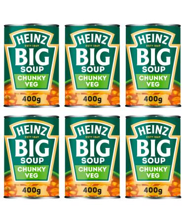 House Of Hayes Pack of 6 large Heinz vegetable soups (400g)