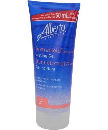 Alberto European Hair Styling Gel Extra Hold Unscented 200 ml Extra Hold Unscented Styling - Buy Online on GoSupps.com