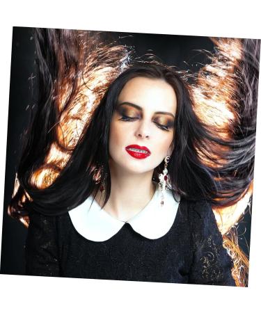 Lurrose 3 Sentences Toothpaper for Braces | Custom Silver Diamond Tooth Caps | Zombie Artificial Teeth with Strass Decor - Buy Online on GoSupps.com