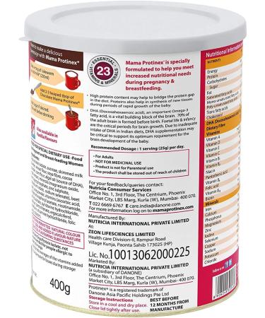 MH Group Protinex Mama - 400 g (Chocolate) - Buy Online on GoSupps.com