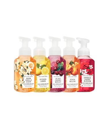 Bath and Body Works FRESH AND BRIGHT Foaming Hand Soaps - Set of 5 Gentle Foaming Soaps Packaging May Vary