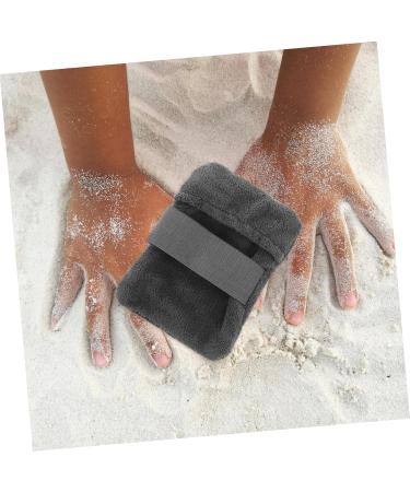 BESTYASH Moufles Anti-sable Grosse Taille Gris Lot Brosse Douce pour Enlever Sable Plage Accessoire Nettoyage Corps et Visage Vacances Camping Soin Peau Polyvalent - Buy Online on GoSupps.com