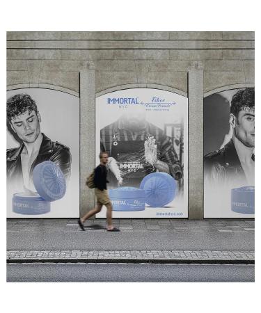 Immortal NYC Flexible Strong Hold Fiber Pomade - Natural Men's Water Based Hair Styling Balm - Buy Online on GoSupps.com