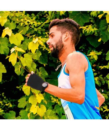 Exceart 2 Pairs Wrist Cuff Gloves - Sports Wrist Support | Nylon Spandex Compression & Thermal Warm Gloves for Tennis - Buy Online on GoSupps.com