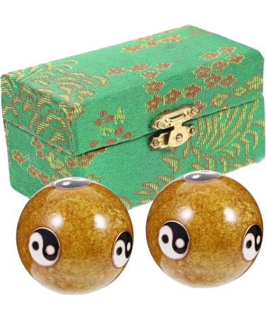 Gatuida 8 STK Chinese Massage Balls - Stress Relief Tool for Adults | Hand Roll Massage Devices for Relaxation - Buy Online on GoSupps.com