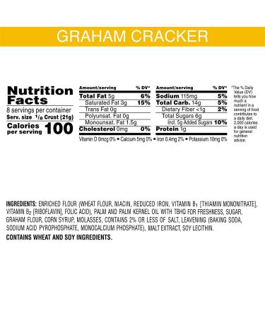 Ready Crust Graham Pie Crust 9-Inch, 6-Ounce Packages (Pack of 12) - Buy Online on GoSupps.com