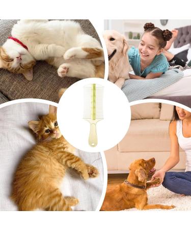 Fovolat Pet Comb for Dogs - Multipurpose Kitten Flea Comb Dog Grooming Comb | Hangable Cat Grooming Comb Pet Grooming Comb for Home Pet Shops Green - Buy Online on GoSupps.com
