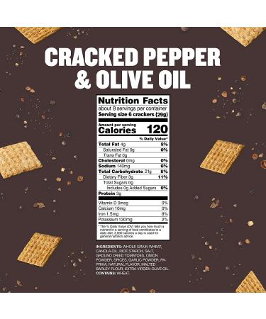 Triscuit Cracked Pepper Olive Oil Whole Wheat Crackers 8.5 oz - Buy Now! - Buy Online on GoSupps.com