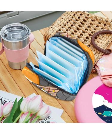Cute Panda Guitar Storage Bag - Portable Women's Bandage & Menstrual Pad Holder | Multicolored Organizer for School & Office - Buy Online on GoSupps.com