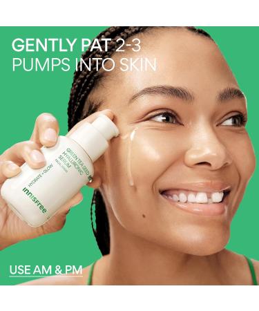 Buy Innisfree Green Tea Seed Hyaluronic Serum | Hydrating Korean Face Serum with Niacinamide & Panthenol - 80ml - Buy Online on GoSupps.com