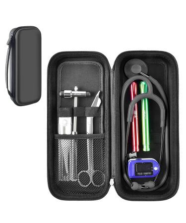 Stethoscope Case Compatible with 3M Littmann Classic III Monitoring/Lightweight II S.E/Cardiology IV Diagnostic/MDF Acoustica Stethoscopes Extra Pocket for Doctor & Nurse Accessories (Red) - Buy Online on GoSupps.com