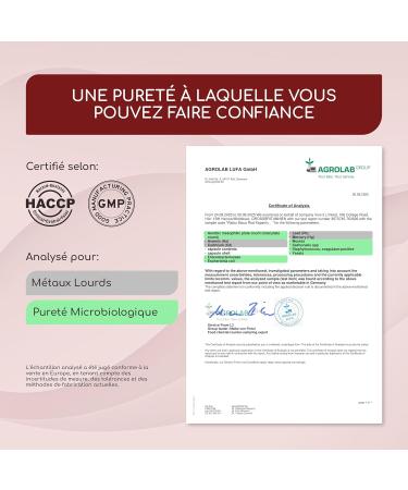 Maca du P rou BIO - 180 g lules de Maca Rouge - quilibre hormonal f minin - 3.200mg par jour ( quivalent 12.800mg de racine du P rou) - Avec vitamine C naturelle - Sans gluten & sans OGM - Buy Online on GoSupps.com