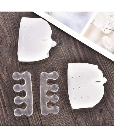 Soft Gel Metatarsal Cushion Toe Separators for Bunion Pain Relief - 2 Pairs - Buy Online on GoSupps.com
