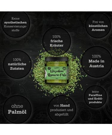  Senger's Sengers Rossemary Vegan Wheat Paste - Pesto Premium Pesto - 100% Superfood from Austria - 100g - Buy Online on GoSupps.com