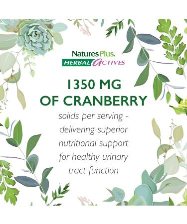 Nature's Plus Herbal Actives Ultra Cranberry 1500 mcg - 30 Tablets | Boost Urinary Health - Buy Online on GoSupps.com