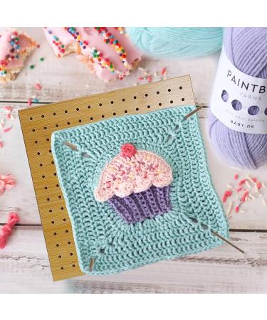 Handcrafted Bamboo Crochet Blocking Board Kit with Stainless Steel Pins - Ideal for Knitting, Crochet, and Granny Squares - Perfect Gifts for Mothers and Grandmothers - 7.8 x 7.8 inches - Buy Online on GoSupps.com