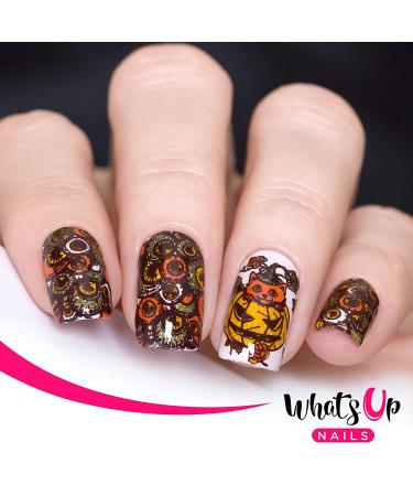 Whats Up Nails Halloween Stamping Plates 2 Pack - B054 & B072 - Nail Art Design Variety Set - Buy Online on GoSupps.com