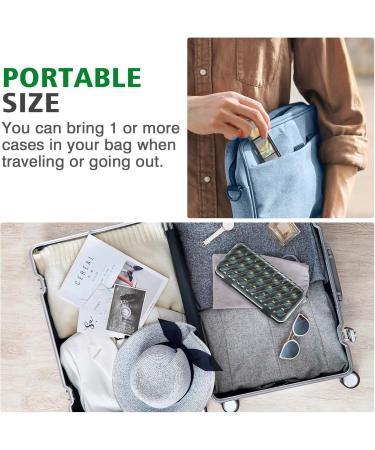 Weekly Pill Organizer 3X a Day - Black Medicine Organizer Box for Vitamins & Medications - Buy Online on GoSupps.com