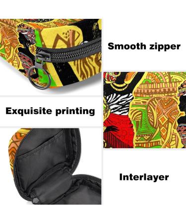 Beautiful African Landscape Zipper Bag for Menstruation Pads & Tampons - Stylish Women's Collective Bag - Buy Online on GoSupps.com