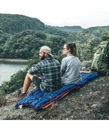 Naturehike 1.26lbs Ultralight 800 Fill Power Goose Down Sleeping Bag - Compact & Lightweight Envelope Sleeping Bag for Hiking/Camping - Dark Blue - Buy Online on GoSupps.com