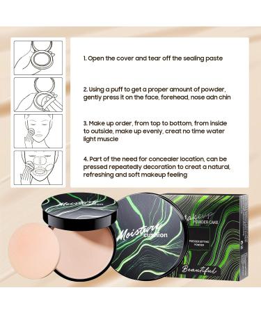 Face Setting Powder Makeup - Waterproof Long-Lasting Oil Control Poreless & Matte Finish for All Skin Types - Cruelty-Free Natural Powder - Buy Online on GoSupps.com