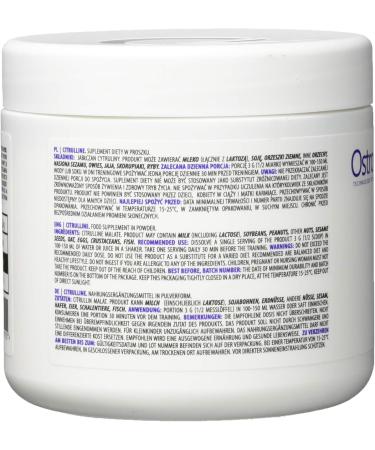 Ostrovit 100% Citrulline 210g - Pure Citrulline Powder for Enhanced Performance | International Shipping Available - Buy Online on GoSupps.com
