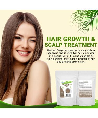 Reetha Powder (Aritha) - 100g - Naturally cleanses skin and hair helps fight dandruff and nourishes hair - 100% natural - Buy Online on GoSupps.com