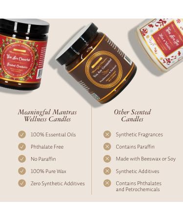 Shop You are Well Lavender & Eucalyptus Non-Toxic Essential Oils Candle - 100% Pure Vegan Coconut Wax | International Shipping - Buy Online on GoSupps.com