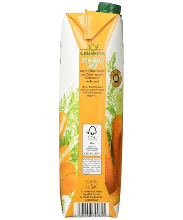 Grnfink Karottensaft 8-Pack (8 x 1L) - Premium Carrot Juice for International Shipping - Buy Online on GoSupps.com