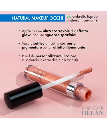  Helan Helan Les couleurs de Helan Multi-Use Illuminating Liquid Eye Shadow Ideal as Liquid Blush Earth Face Make-Up and Bronzer Long-Lasting Non-Transferring Makeup Eye Shadow - Buy Online on GoSupps.com