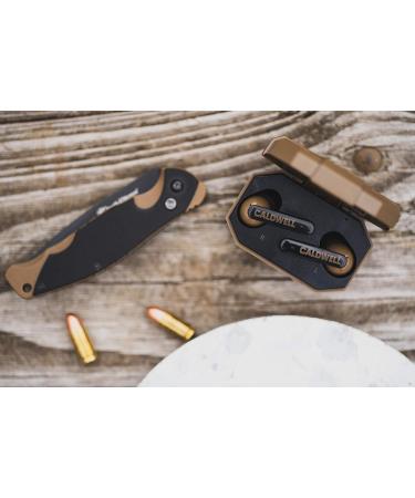 Caldwell E-MAX Shadows 23 NRR - Bluetooth Electronic Hearing Protection for Shooting, Hunting, and Range - Brown - Buy Online on GoSupps.com