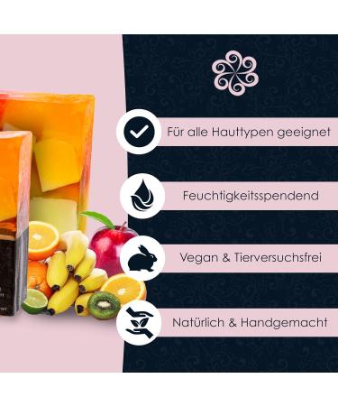 Panu Fruity Vegan Shower Soap - Natural 110g Bar for All Skin Types - Premium Solid Shampoo & Shower Gel Alternative - Buy Online on GoSupps.com