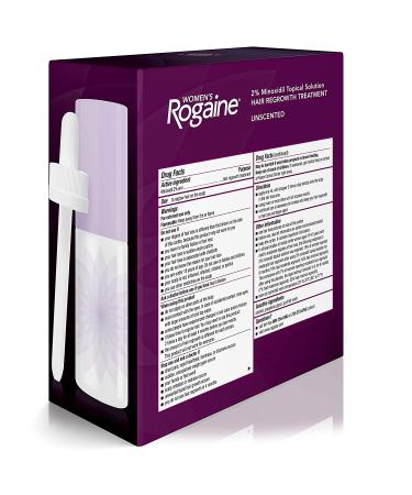 Women's Rogaine 2% Minoxidil Topical Solution, 3-Month Supply - Hair Regrowth Treatment for Thinning and Loss - Buy Online on GoSupps.com