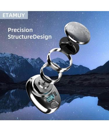 Portable Mini Electric Razor for Men - Waterproof USB Rechargeable Shaver (Gradual Black) - Buy Online on GoSupps.com