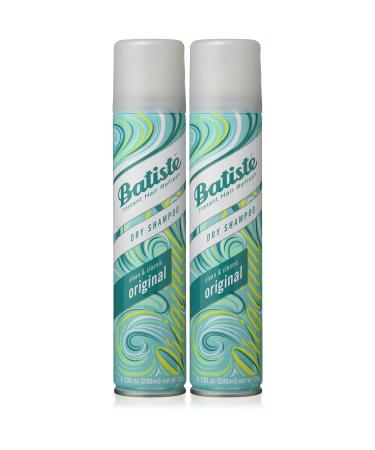 Batiste Dry Shampoo Original Fragrance Refresh Hair and Absorb Oil Between Washes Waterless Shampoo for Added Texture Body 6.35 OZ Bottle White