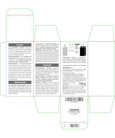 Licorice (Glycyrrhiza glabra) roots Naturalma - 150 g - 300 tablets - dietary supplement - natural and vegan - Buy Online on GoSupps.com