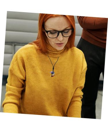 COLLBATH Net Pocket Crystal Necklace Necklaces Crystal Pendant Simple Jewelry Miss Crystal Stone Collar - Buy Online on GoSupps.com