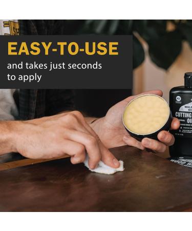 Walrus Oil Wood Wax - 14 oz Food-Safe Cutting Board Wax & Cream for Durable Finishes - Buy Online on GoSupps.com
