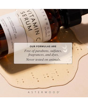 Asterwood Naturals Vitamin C Serum 1 oz + Barrier Boost Cleansing Gel 5.29 Fl Oz - Buy Online on GoSupps.com
