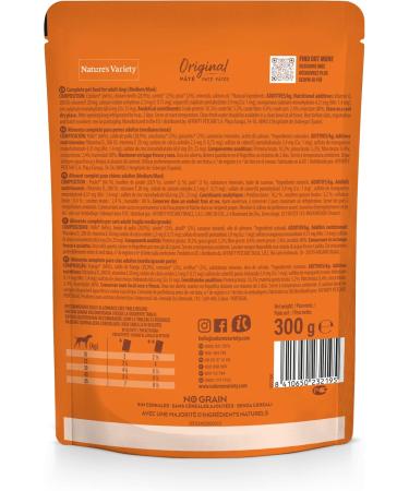 Nature's Variety Original No Grain - Adult Dog P t with Chicken - Box of 8 x 300 g - Buy Online on GoSupps.com