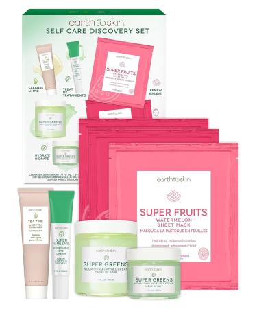 Earth To Skin Self Care Discovery Set - Natural Skincare for Radiant Skin | Shop Internationally - Buy Online on GoSupps.com