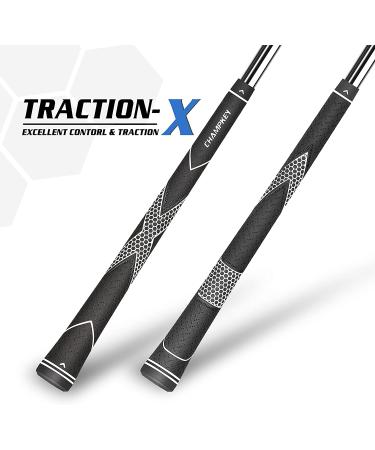 CHAMPKEY Traction-X Golf Grips 13 Pack | High Traction Rubber Club Grips with Repair Kits - Buy Online on GoSupps.com