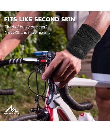 NEWZILL Wrist Wallet (Wristband) with Zipper - for Running  Walking  Basketball  Tennis  Hiking  Cross-Fit and More Long Black - Buy Online on GoSupps.com