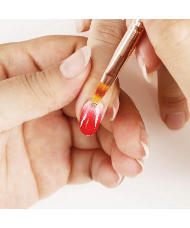 Bluesky 5-Part Gel Nail Art Brush Set - Fine Lace Angled & Tapered Brushes for Perfect Gel Manicure & Pedicure | International Shipping Available - Buy Online on GoSupps.com