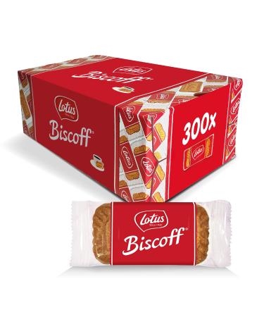 Lotus Biscoff Cookies  Caramelized Biscuit Cookies  300 Cookies Individually Wrapped  Vegan,0.2 Ounce (Pack of 300) caramel 300 Count (Pack of 1)