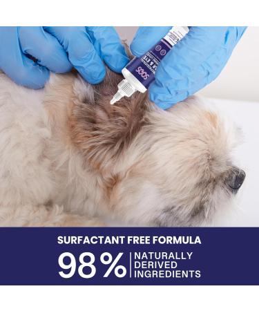 Soos Pet Natural Ear and Eye Clean-Sing Liquid for Dogs and Cats Perfect All-in-one Solution for Safely and Effectively Clean-ing Your Pet s Ears and Eyes - 1x (500ml Bottle) - Buy Online on GoSupps.com