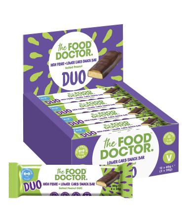The Food Doctor Salted Peanut Keto Bar Low Carb Bar High Protein Bar High Fibre Pack of 12