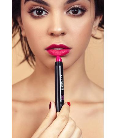 Eternal Forever Matte Lipstick: Anti-Feathering, Longwear Velvet Finish in Modern Merlot Shade - Buy Online on GoSupps.com