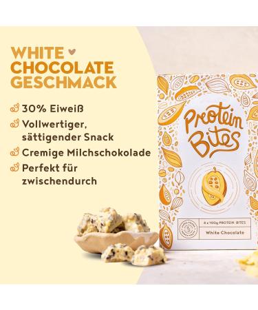 Alpha Foods Whey Protein Snack Bar - 78% White Chocolate High Protein Alternative | 400g - Buy Online on GoSupps.com